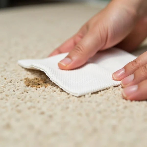 cómo limpiar vómito de una alfombra