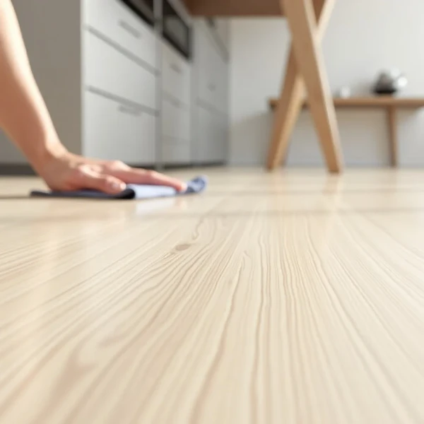 Étapes pour nettoyer un sol stratifié