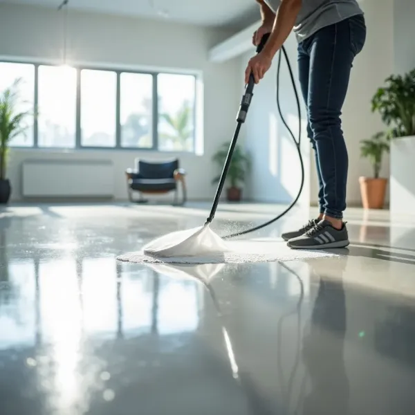 Limpieza Básica para Pisos de Concreto Sellados y Pulidos
