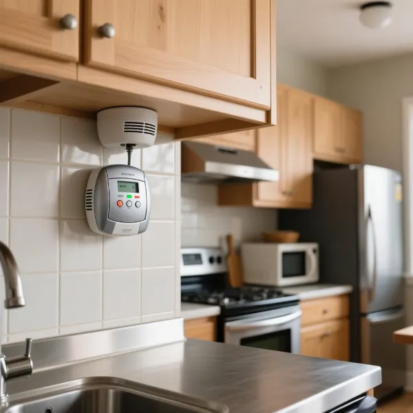 dónde colocar un detector de monóxido de carbono