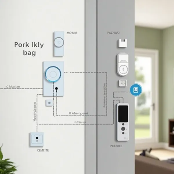 Componentes clave de un sistema de seguridad para el hogar DIY