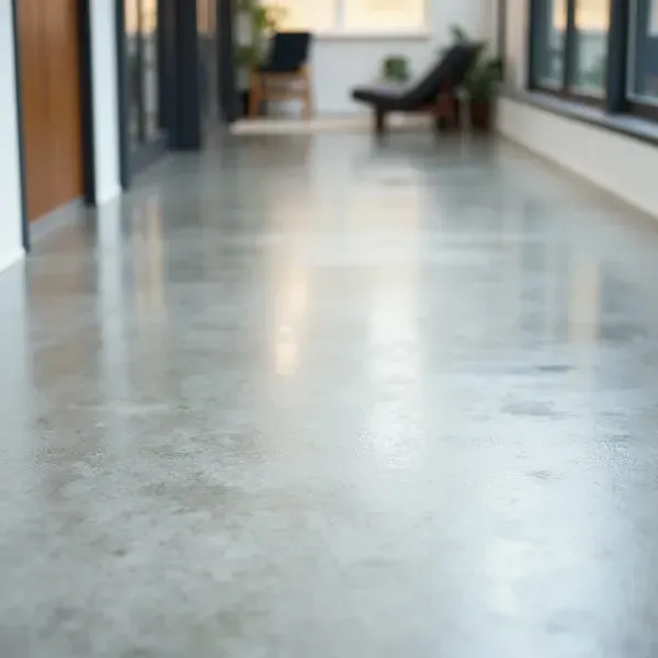 Reinigung von unbehandelten Betonböden