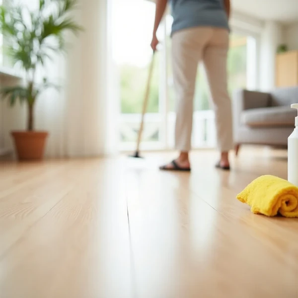 wie man Laminatböden reinigt